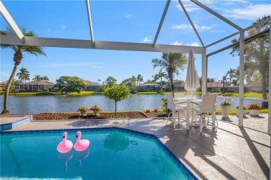 Enjoy the outstanding view of the lovely salt water pool and on Lely Resort Golf and Country Club in Florida - for sale on GolfHomes.com, golf home, golf lot