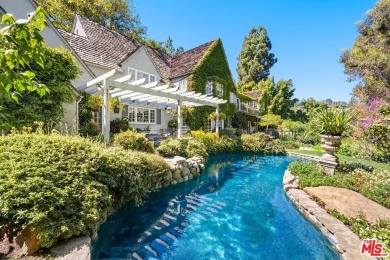 An enchanting storybook estate awaits on .65 acres of lush on Bel-Air Country Club in California - for sale on GolfHomes.com, golf home, golf lot