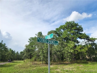 This is THE ONE!!! This homesite sits just off one of main drag on Citrus Springs Country Club in Florida - for sale on GolfHomes.com, golf home, golf lot