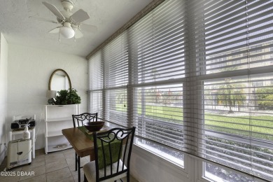 Enjoy easy living in this beautifully furnished 2-bedroom on Daytona Beach Golf Club in Florida - for sale on GolfHomes.com, golf home, golf lot