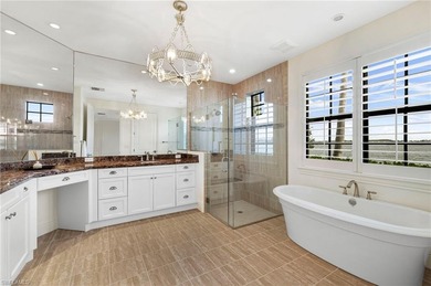 Discover refined lakeside living in this exquisitely renovated on Miromar Lakes Golf Club in Florida - for sale on GolfHomes.com, golf home, golf lot