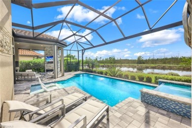 Everything in this 2020-built *Francesco* is premium. One of the on Esplanade Golf and  Country Club in Florida - for sale on GolfHomes.com, golf home, golf lot