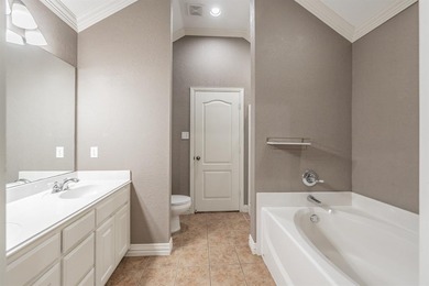 Move-in ready and full of charm, this 3-bedroom, 2-bathroom home on WaterChase Golf Club in Texas - for sale on GolfHomes.com, golf home, golf lot