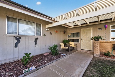 Don't miss this beautifully updated rare 3-bedroom, 2-bath on Sun City Lakes West and East in Arizona - for sale on GolfHomes.com, golf home, golf lot