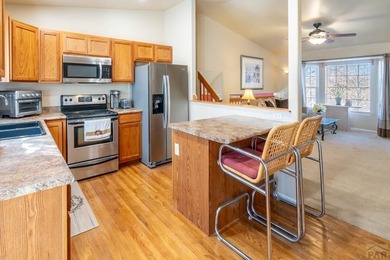 Move In ready classy home! Gracious floor plan and separates the on Desert Hawk At Pueblo West in Colorado - for sale on GolfHomes.com, golf home, golf lot