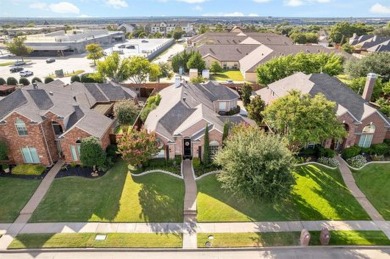 Single-story home with magnificent curb appeal nestled in the on The Clubs at Prestonwood in Texas - for sale on GolfHomes.com, golf home, golf lot