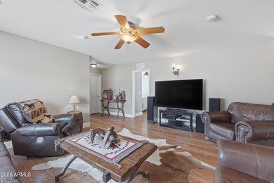 Perched against the iconic Superstition and Dinosaur Mountains on Gold Canyon Golf Resort - Sidewinder in Arizona - for sale on GolfHomes.com, golf home, golf lot