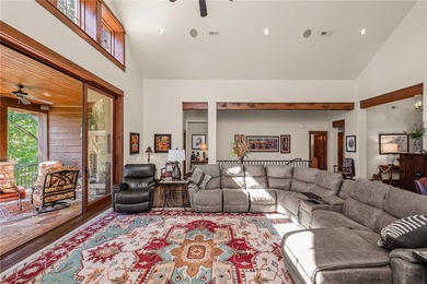 Breathtaking views of Lake Keowee's only waterfall frame this on The Cliffs At Keowee Falls in South Carolina - for sale on GolfHomes.com, golf home, golf lot