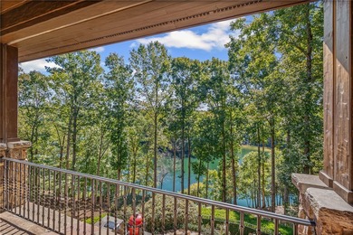Breathtaking views of Lake Keowee's only waterfall frame this on The Cliffs At Keowee Falls in South Carolina - for sale on GolfHomes.com, golf home, golf lot