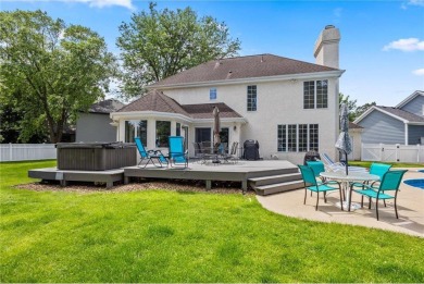 Nestled in a private cul-de-sac across from Prestwick Golf Club on Prestwick Golf Club At Wedgewood in Minnesota - for sale on GolfHomes.com, golf home, golf lot