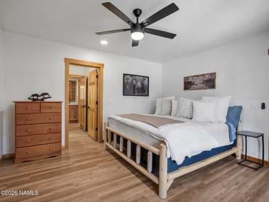 Discover Northern Arizona living in this rare true log cabin on Highland Meadows Golf Club in Arizona - for sale on GolfHomes.com, golf home, golf lot