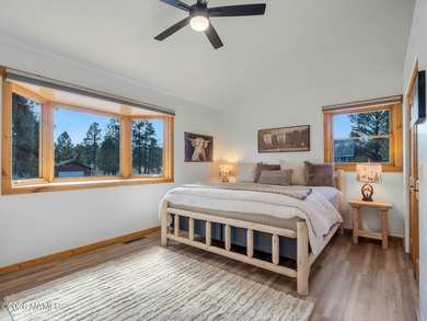 Discover Northern Arizona living in this rare true log cabin on Highland Meadows Golf Club in Arizona - for sale on GolfHomes.com, golf home, golf lot