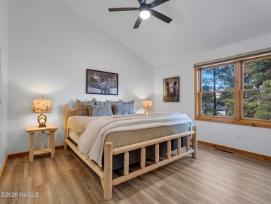 Discover Northern Arizona living in this rare true log cabin on Highland Meadows Golf Club in Arizona - for sale on GolfHomes.com, golf home, golf lot