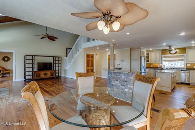 Waterfront 3-bed, 2.5-bath home in Timber Ridge with private on Pass Christian Isles Golf Club in Mississippi - for sale on GolfHomes.com, golf home, golf lot