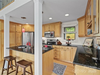 Embrace the mountain lifestyle in this 3BR/3BA townhome in a on Mt. Mitchell Golf Course in North Carolina - for sale on GolfHomes.com, golf home, golf lot