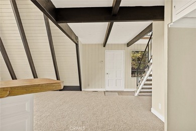 Step into this beautiful remodeled A frame cabin-a timeless on Lake Arrowhead Country Club in California - for sale on GolfHomes.com, golf home, golf lot