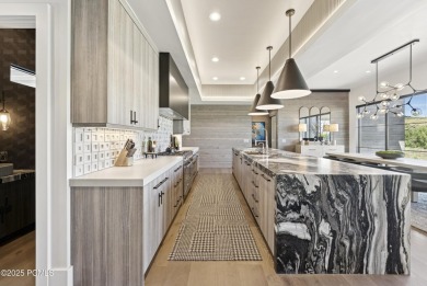 This stunning new construction home in the exclusive Tuhaye on Talisker Club At Tuhaye in Utah - for sale on GolfHomes.com, golf home, golf lot