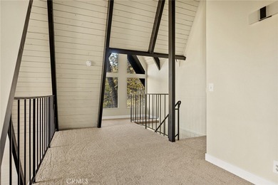 Step into this beautiful remodeled A frame cabin-a timeless on Lake Arrowhead Country Club in California - for sale on GolfHomes.com, golf home, golf lot