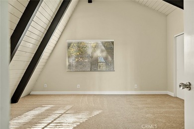 Step into this beautiful remodeled A frame cabin-a timeless on Lake Arrowhead Country Club in California - for sale on GolfHomes.com, golf home, golf lot