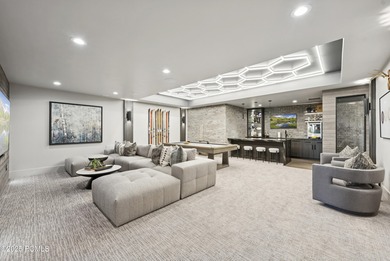 This stunning new construction home, offered fully furnished, in on Talisker Club At Tuhaye in Utah - for sale on GolfHomes.com, golf home, golf lot