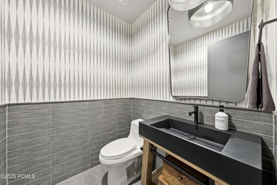 This stunning new construction home, offered fully furnished, in on Talisker Club At Tuhaye in Utah - for sale on GolfHomes.com, golf home, golf lot