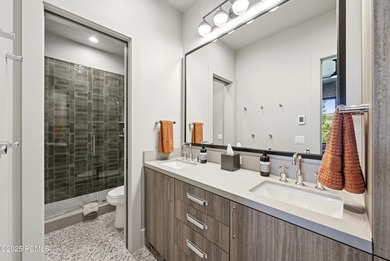 This stunning new construction home, offered fully furnished, in on Talisker Club At Tuhaye in Utah - for sale on GolfHomes.com, golf home, golf lot