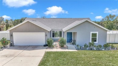 2021 CONCRETE BLOCK STUCCO BUILT HOME WITH 6 FOOT VINYL FENCED on Marion Oaks Country Club in Florida - for sale on GolfHomes.com, golf home, golf lot