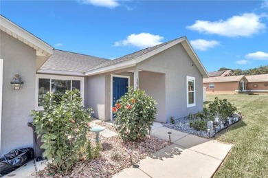 2021 CONCRETE BLOCK STUCCO BUILT HOME WITH 6 FOOT VINYL FENCED on Marion Oaks Country Club in Florida - for sale on GolfHomes.com, golf home, golf lot