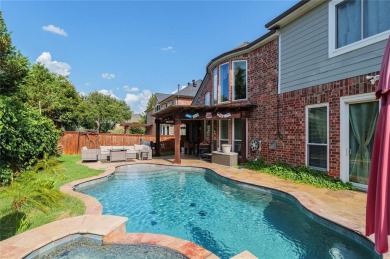 Stunning 5-bedroom home nestled in the highly sought-after on Lantana Golf Club in Texas - for sale on GolfHomes.com, golf home, golf lot