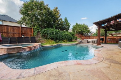 Stunning 5-bedroom home nestled in the highly sought-after on Lantana Golf Club in Texas - for sale on GolfHomes.com, golf home, golf lot