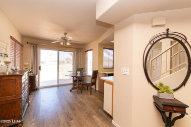 This fully furnished 2 bed, 3 bath condo is perfectly positioned on London Bridge Golf Course in Arizona - for sale on GolfHomes.com, golf home, golf lot
