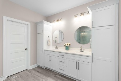 This beautiful 3-bedroom, 2.5-bath custom-built home with two on North River Club in North Carolina - for sale on GolfHomes.com, golf home, golf lot