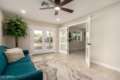 COMPLETELY RE-IMAGINED from top to bottom this STUNNING REMODEL on Cottonwood Country Club in Arizona - for sale on GolfHomes.com, golf home, golf lot