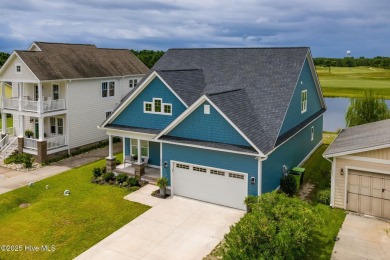 This beautiful 3-bedroom, 2.5-bath custom-built home with two on North River Club in North Carolina - for sale on GolfHomes.com, golf home, golf lot