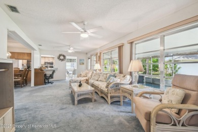 Don't miss this well-maintained Oakmont model featuring 2 on Timber Pines Golf Course in Florida - for sale on GolfHomes.com, golf home, golf lot
