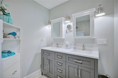 This beautifully remodeled home sits on a double lot with a on  in Florida - for sale on GolfHomes.com, golf home, golf lot