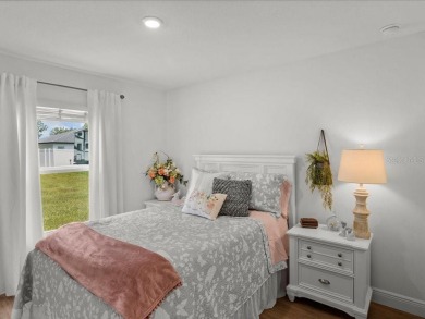 Built in 2023 and thoughtfully upgraded with luxury vinyl plank on Marion Oaks Country Club in Florida - for sale on GolfHomes.com, golf home, golf lot
