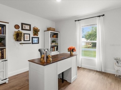 Built in 2023 and thoughtfully upgraded with luxury vinyl plank on Marion Oaks Country Club in Florida - for sale on GolfHomes.com, golf home, golf lot