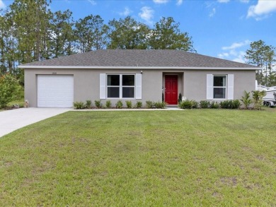 Built in 2023 and thoughtfully upgraded with luxury vinyl plank on Marion Oaks Country Club in Florida - for sale on GolfHomes.com, golf home, golf lot
