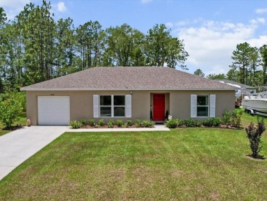Built in 2023 and thoughtfully upgraded with luxury vinyl plank on Marion Oaks Country Club in Florida - for sale on GolfHomes.com, golf home, golf lot