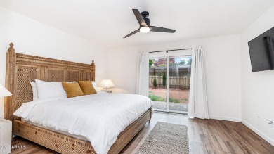 Discover a truly exceptional turnkey home nestled in a quiet on Oakcreek Country Club in Arizona - for sale on GolfHomes.com, golf home, golf lot