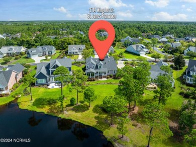 Location, location, location!   Beautiful custom home with on Members Club At St. James Plantation in North Carolina - for sale on GolfHomes.com, golf home, golf lot