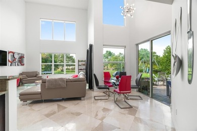 Step onto this stunning contemporary 5B/4Full BA/3 car gar on PGA National Estates Golf Course in Florida - for sale on GolfHomes.com, golf home, golf lot