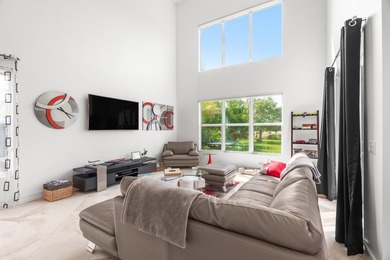 Step onto this stunning contemporary 5B/4Full BA/3 car gar on PGA National Estates Golf Course in Florida - for sale on GolfHomes.com, golf home, golf lot