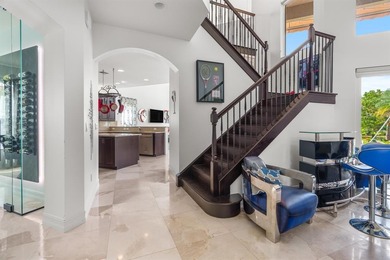 Step onto this stunning contemporary 5B/4Full BA/3 car gar on PGA National Estates Golf Course in Florida - for sale on GolfHomes.com, golf home, golf lot