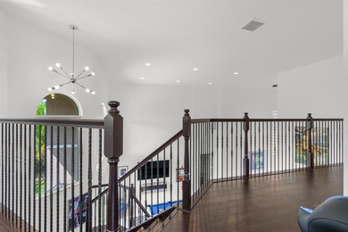 Step onto this stunning contemporary 5B/4Full BA/3 car gar on PGA National Estates Golf Course in Florida - for sale on GolfHomes.com, golf home, golf lot