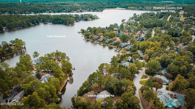 Lake front on Lake Pinehurst! 1050 Burning Tree, tucked back in on Pinehurst Resort and Country Club in North Carolina - for sale on GolfHomes.com, golf home, golf lot