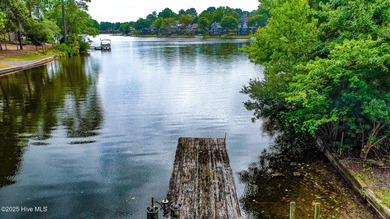 Lake front on Lake Pinehurst! 1050 Burning Tree, tucked back in on Pinehurst Resort and Country Club in North Carolina - for sale on GolfHomes.com, golf home, golf lot