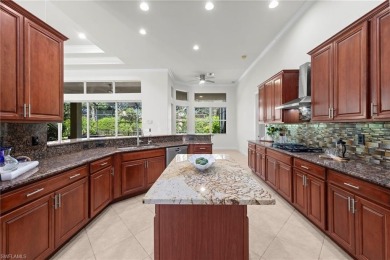 Offering over 3,000 square feet of one-level living with soaring on Estero Country Club in Florida - for sale on GolfHomes.com, golf home, golf lot