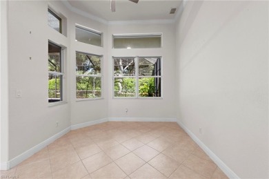 Offering over 3,000 square feet of one-level living with soaring on Estero Country Club in Florida - for sale on GolfHomes.com, golf home, golf lot